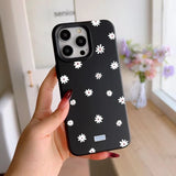 Cute Small Daisy Shockproof Bumper Silicone Case For iPhone