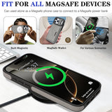 2 in 1 Magnetic Leather Holder Slots Phone Case for iphone