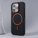 Ultrathin Simple Magnetic Matte Hit Color Phone Case for Iphone