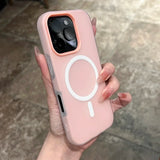 2 IN 1 Jelly Candy Color Magnetic Phone Case For iPhone