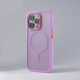 Luxury Matte Translucent Magnetic Case For iPhone
