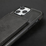 Magnetic Flip Wallet Case For iPhone