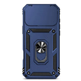 Camera Lens Protector Magnetic Ring Stand Case For iPhone