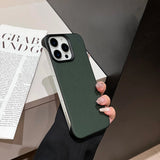 Business Frameless Leather Texture Case For iPhone