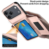 Card Holder Shockproof Case For iPhone