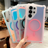 Laser Armor Aurora Magsafe Shockproof Case for Samsung