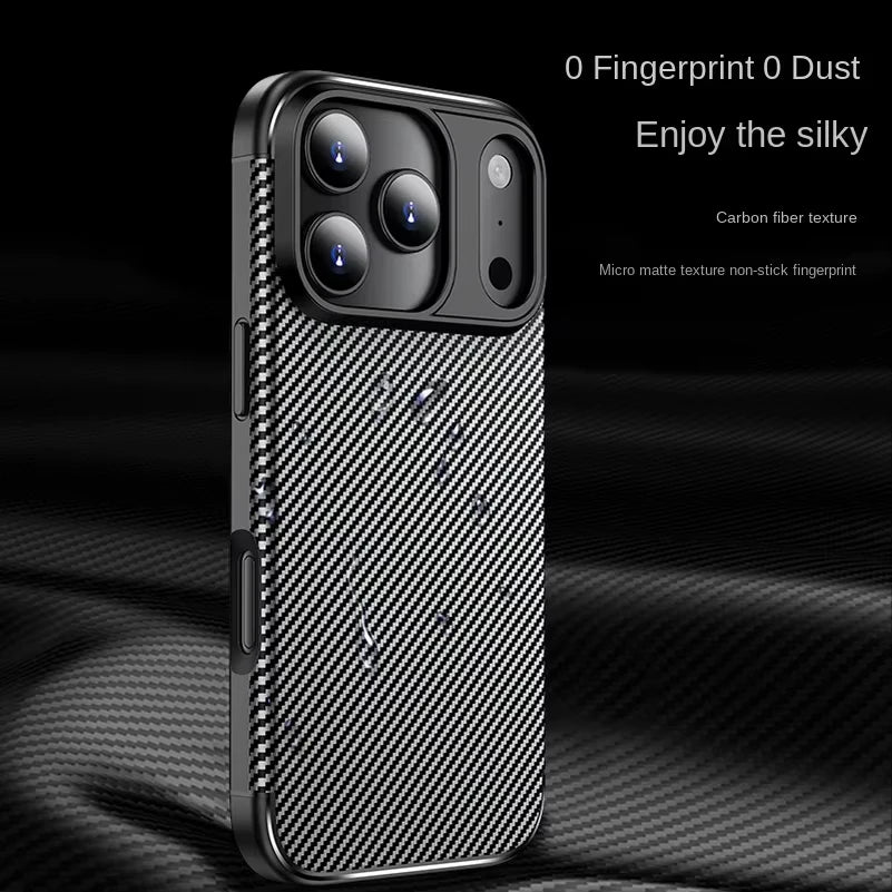 Carbon Fiber Pattern Anti-Fall Case for iPhone