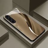 Stylish Curved Design Electroplated Case for Samsung