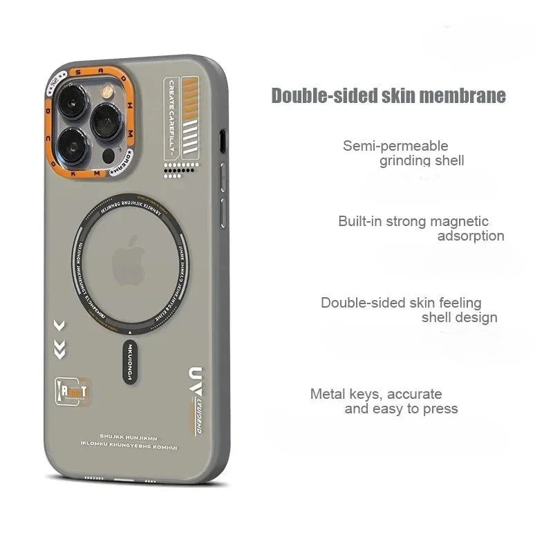 Matte Magnetic Phone Case For iPhone