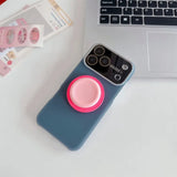 Candy Jelly Stand Magnetic Shockproof Case For iPhone