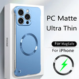 Magsafe Thin Matte  Frameless Magnetic Wireless Charging Case for iPhone