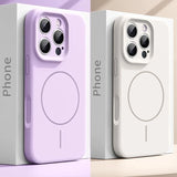 Magnetic Liquid Silicone Case for iPhone