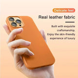 Luxury Leather Magnetic Soft Phone Case for iPhone