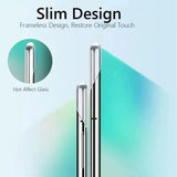 Frameless Slim Clear Hard Back Phone Case For Samsung