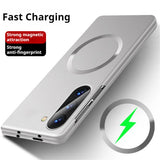 Ultra Thin Matte Metal Look Magnetic Case for Samsung Z Fold & Z Flip