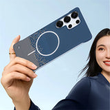 Ultra Thin Frameless Carbon Fiber Magnetic Case for Samsung