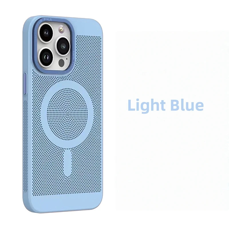 Luxury Cooling Magnetic Phone Case For iPhone