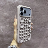 Circular Suction Cup Silicone Shockproof Phone Case for iPhone