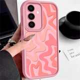 Striped Pattern Silicone Phone Case For Samsung