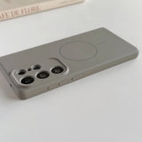 Magnetic Liquid Silicone Soft Case for Samsung