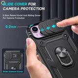 Heavy Duty with Camera Kickstand Phone Case for iPhone