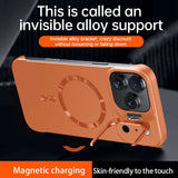 Lens Holder Frameless Ultra Thin Magnetic Case For iPhone