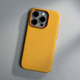 Luxury Wireless Charging Magnetic Leather Phone Case For iPhone