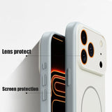 Whale Patterned Magnetic Shockproof Lens Protect Phone Case For iPhone