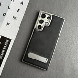 Business Plating Leather Case for Samsung