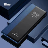Leather Flip Window Shockproof Case for Samsung