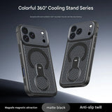 Cooling Ring Kickstand Magnetic Case for iPhone
