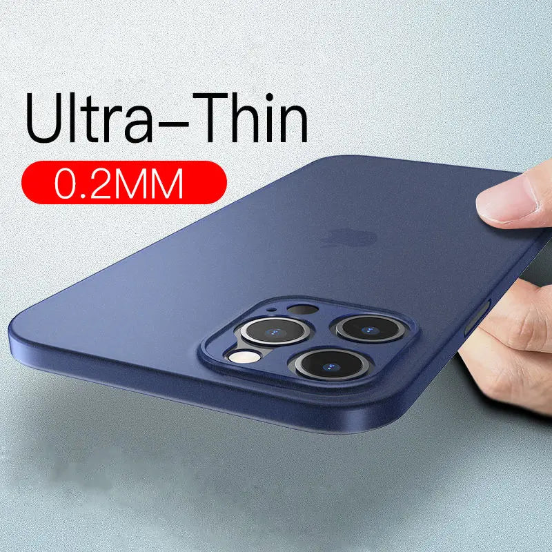 0.2mm Ultra Thin Matte Case For iPhone