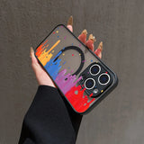 Art Painted Magnetic Charging Case for iPhone