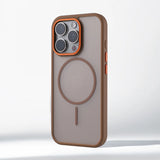 Luxury Matte Translucent Magnetic Case For iPhone