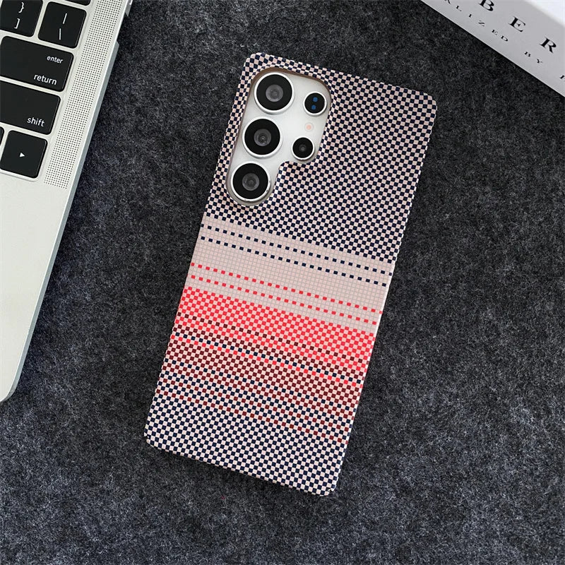 Slim Stripe Wireless Charging Magnetic Case For Samsung