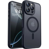 Luxury Transparent Candy Color Matte Magnetic Case For iPhone