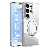 Magnetic Bracket Clear Shockproof Phone Case For Samsung