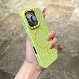 Summer Dopamine Color Breathable Magnetic Case for iPhone