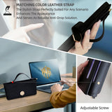 Leather Wallet Card Slots Phone Case with Strap for Samsung