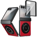 Ring Holder Magnetic Screen‑Protective Case for Samsung Z Flip
