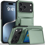 Card Holder Shockproof Case For iPhone