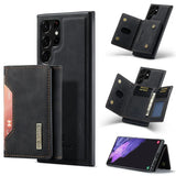 Leather Magnetic Card Holder Wallet Case for Samsung