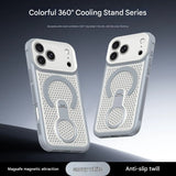 Cooling Ring Kickstand Magnetic Case for iPhone