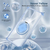 Ring Holder Magnetic Clear Case For Samsung