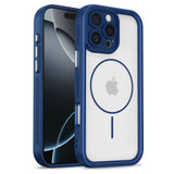 Cooling Frame Magnetic Clear Phone Case For iPhone