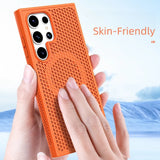 Magnetic Magsafe Heat Dissipation Shockproof Case For Samsung