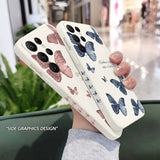 Butterfly Liquid Silicone Case for Samsung