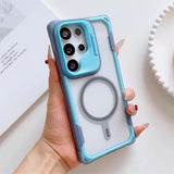 Cute 3D Panda  MagSafe Shockproof with Lens Stand For Samsung