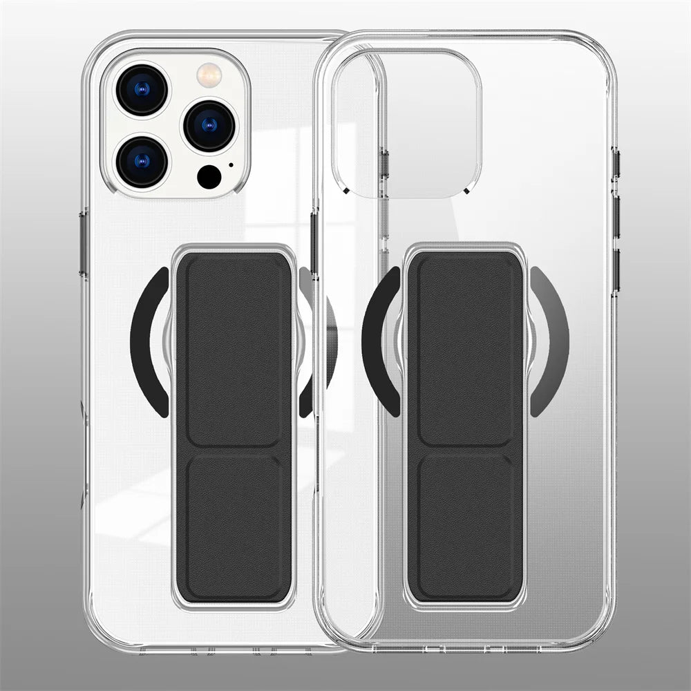 Luxury Folding Wristband Stand Magnetic Phone Case For iPhone