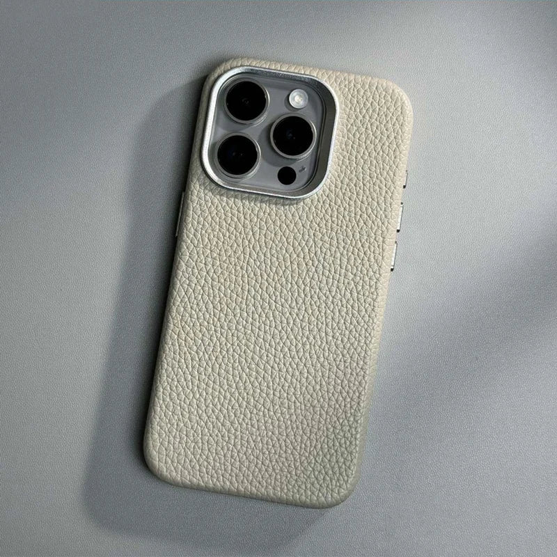 Luxury Wireless Charging Magnetic Leather Phone Case For iPhone